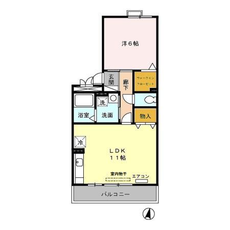 セジュール和幸 Cの間取り