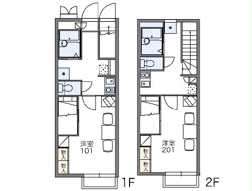 レオパレス神楽の間取り