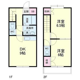 ライトキャッスルⅢ Aの間取り