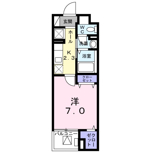 ステラ　レジーナ・03030号室の間取り