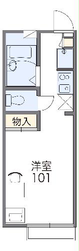 レオパレス田浦の間取り