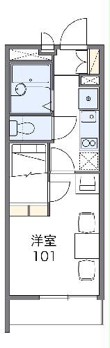 レオパレスKIVAの間取り