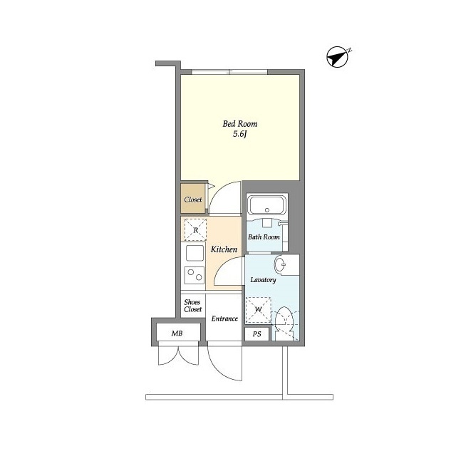 ディームス初台Ⅰの間取り
