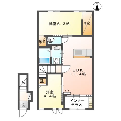 ノア・ブランの間取り