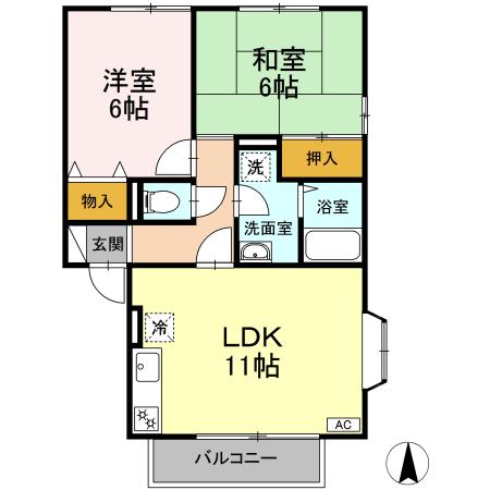 マレッサパークの間取り