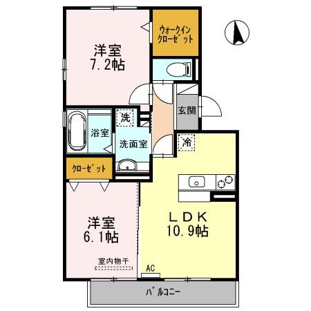 Dーroom北一色の間取り