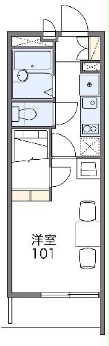 レオパレスリヴェールの間取り