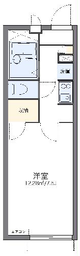 レオパレストサキの間取り