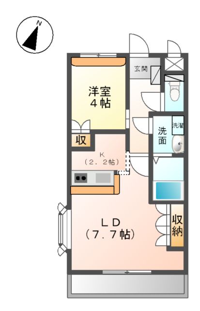 エスペランスの間取り