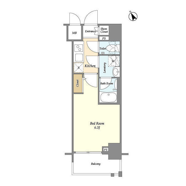 ディームス品川南の間取り