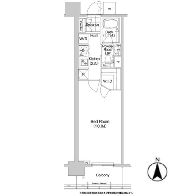 コンフォリア秋葉原EASTの間取り