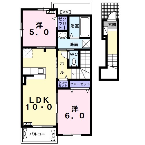 コンフォート小柿の間取り