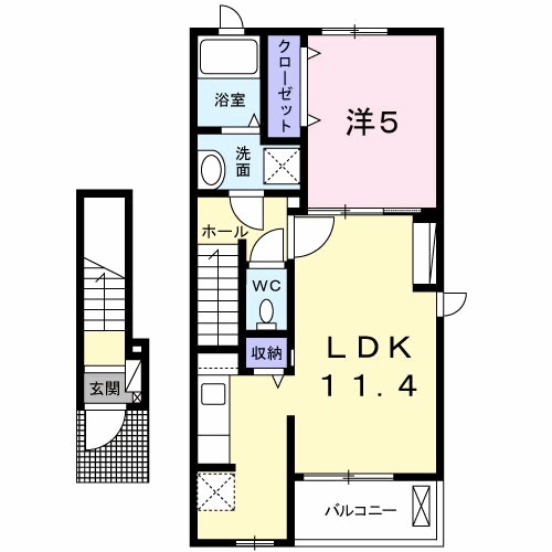 ヴィラージュの間取り