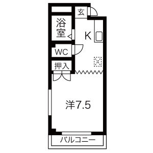 ジュネスドミール金山の間取り
