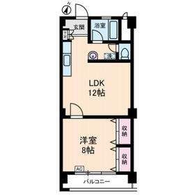 ステラ　コート　大山・0305号室の間取り