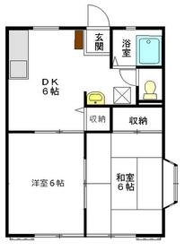 西ハイツの間取り