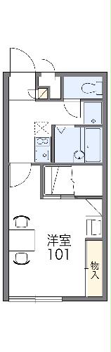 レオパレスGOTOの間取り