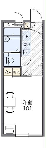 レオパレスフォレスト２１Ａ・207号室の間取り