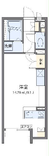 レオネクストなかたの間取り