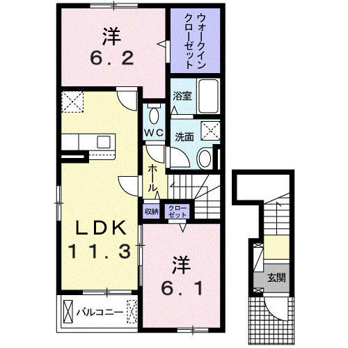 メゾン アイの間取り