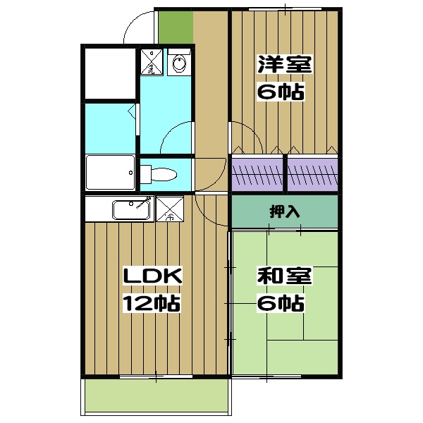 グランドール桂川畔の間取り