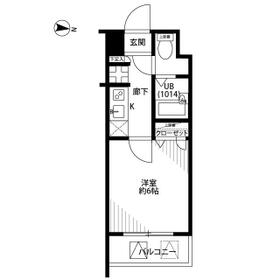 プレール・ドゥーク馬込駅前の間取り