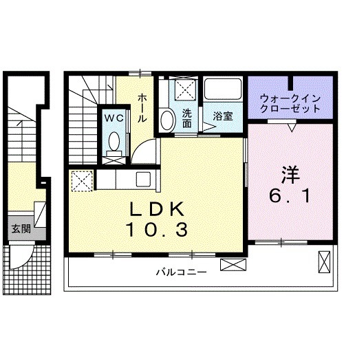 プリマヴェーラ六番館の間取り