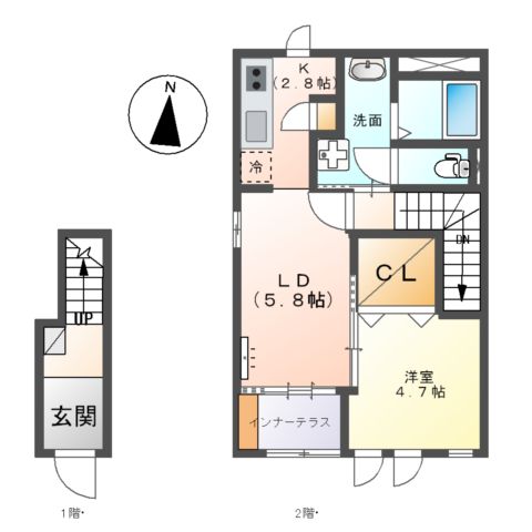 グリーン シャトーの間取り