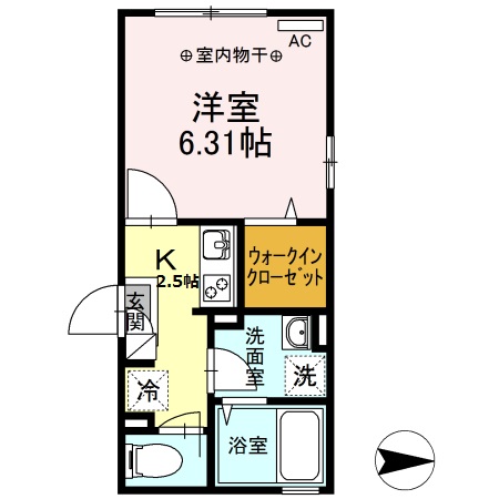 Maison de la pommeの間取り