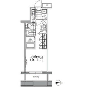ザ・パークハビオ 蔵前の間取り