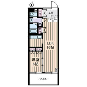 保萬齢・02A1号室の間取り