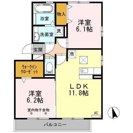 Enterfieldの間取り