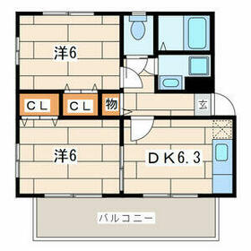 プレセアⅡの間取り