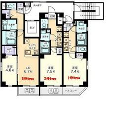 イーストランド日本堤の間取り