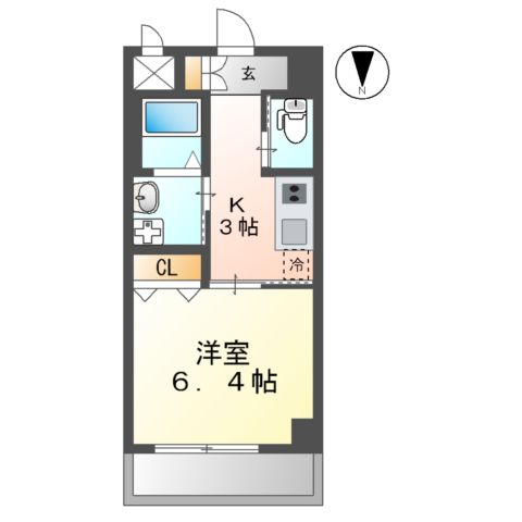 セブンアベニューの間取り