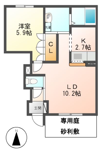 CASA DOMANIの間取り