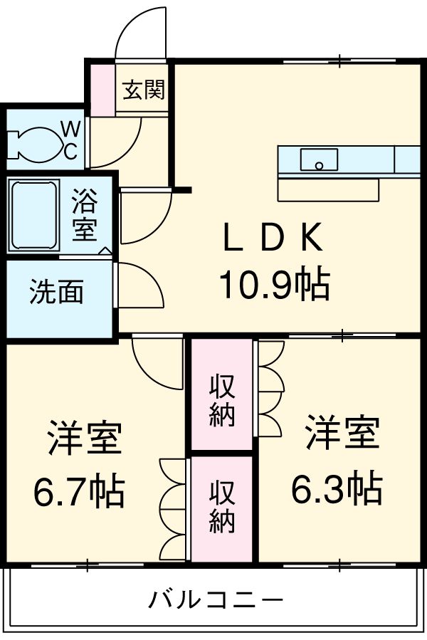 ラ・メルヴェールの間取り