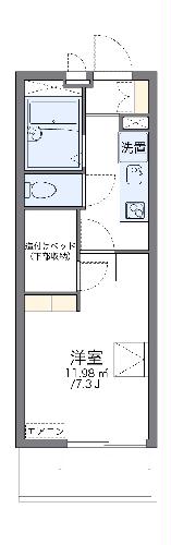 レオパレスEleganceの間取り