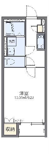 レオネクストメゾンド クレールの間取り