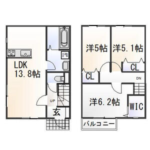 シャ・シアンの間取り