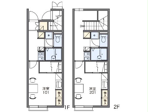 レオパレスアルシュの間取り