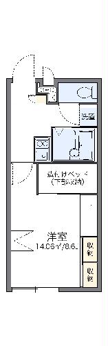 レオパレス粲粲の間取り