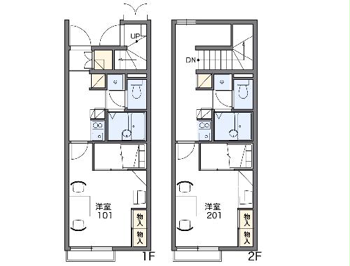 レオパレスビリーブロードの間取り