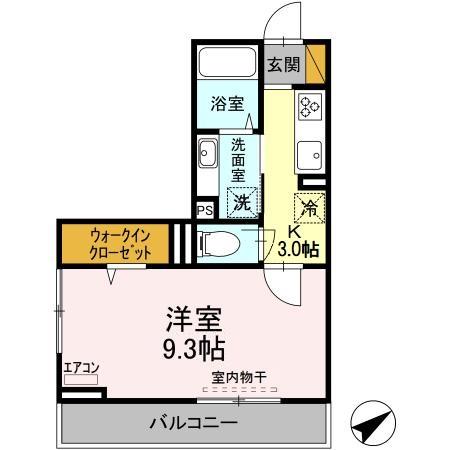 エスペランサ八幡宿の間取り