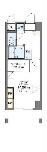 レオパレス三井田の間取り