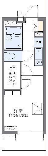 レオパレスウィン ネクストの間取り