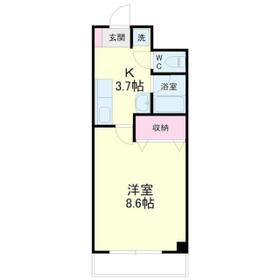 ライフ第6マンション藤枝駅前の間取り