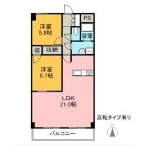 プロミネント四日市 の間取り