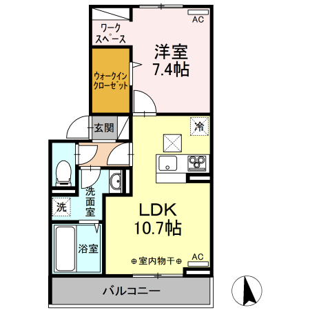 フロレゾンの間取り