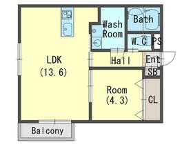 アスタナ泉大津の間取り